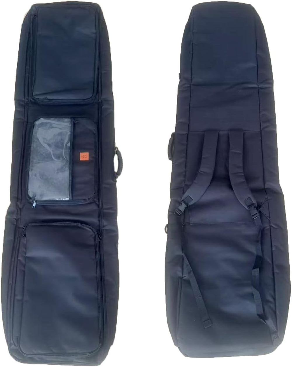 KOCHOYA black padded snowboard travel bag for boards up to 165 cm