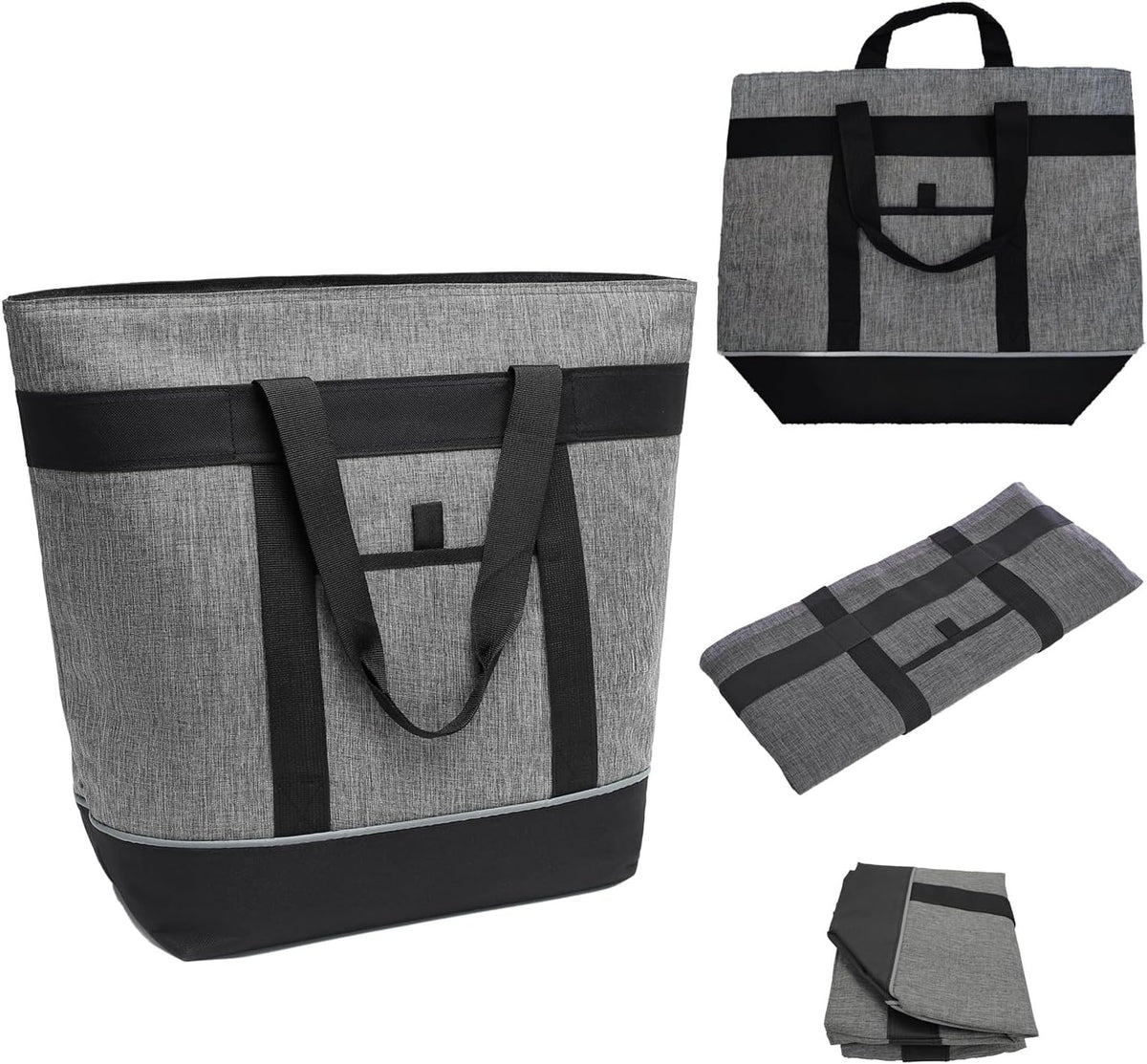 KOCHOYA gray 30L insulated cooler tote