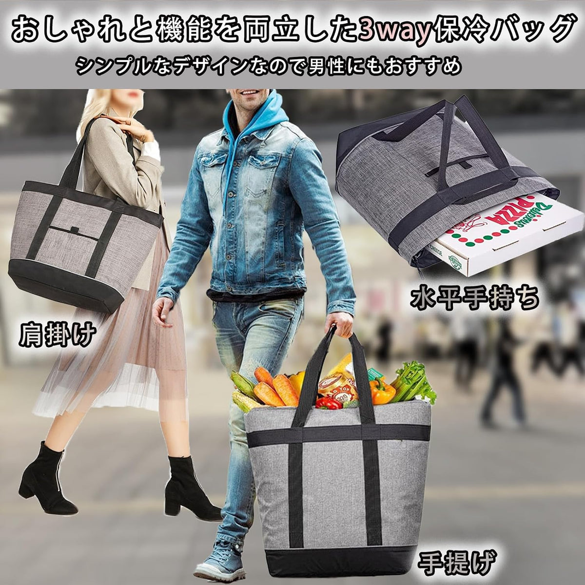KOCHOYA insulated tote four-layer construction
