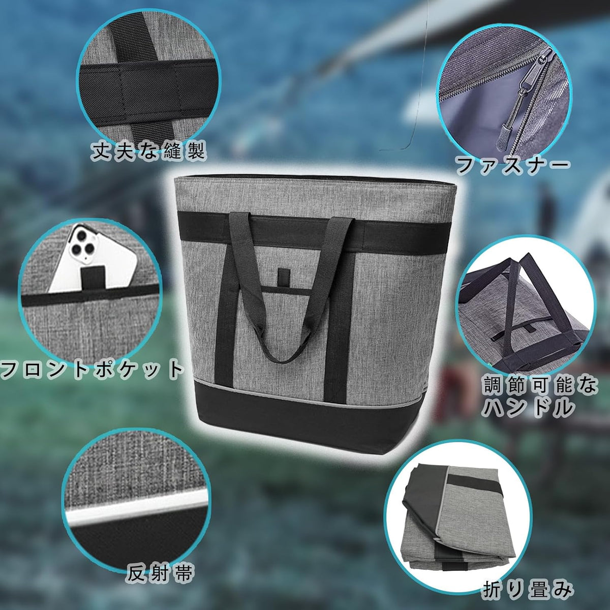 KOCHOYA freestanding insulated tote