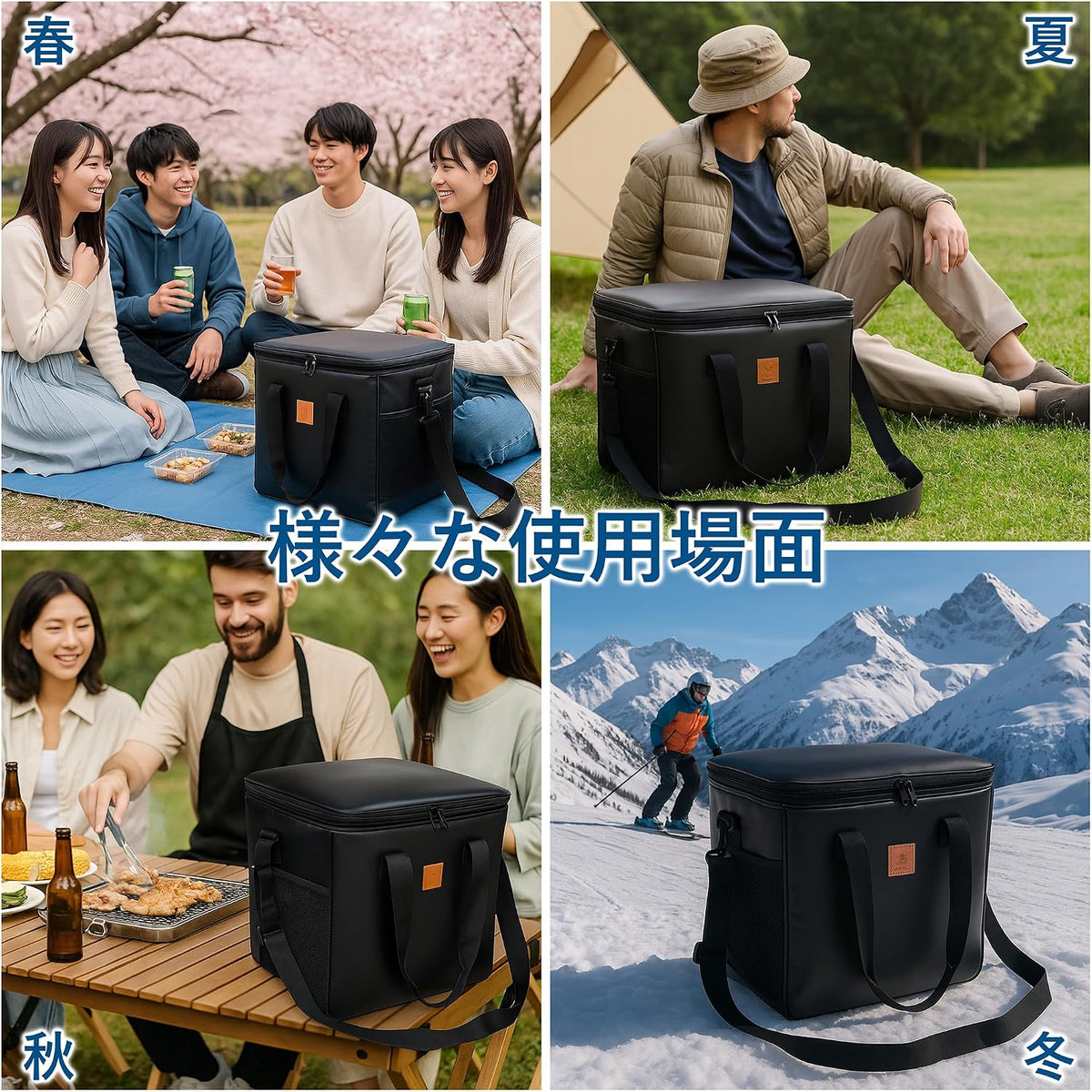 KOCHOYA foldable soft cooler in use